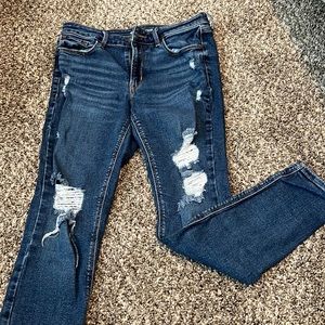 Old navy, super skinny rockstar, mid rise size 8 jeans
